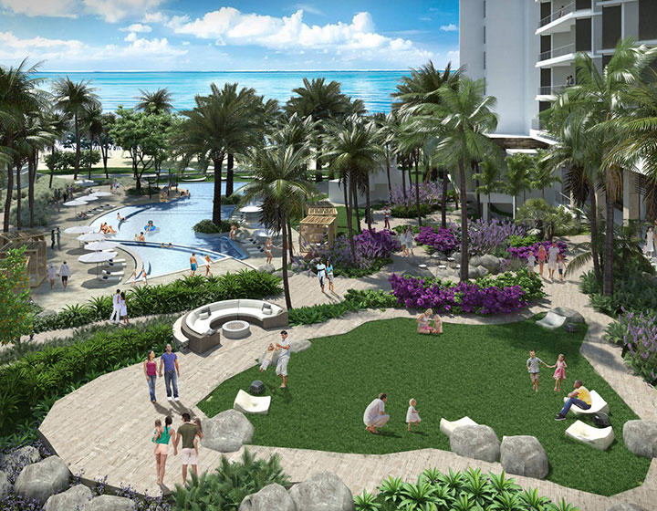 Kimpton Seafire Pool, Rendering