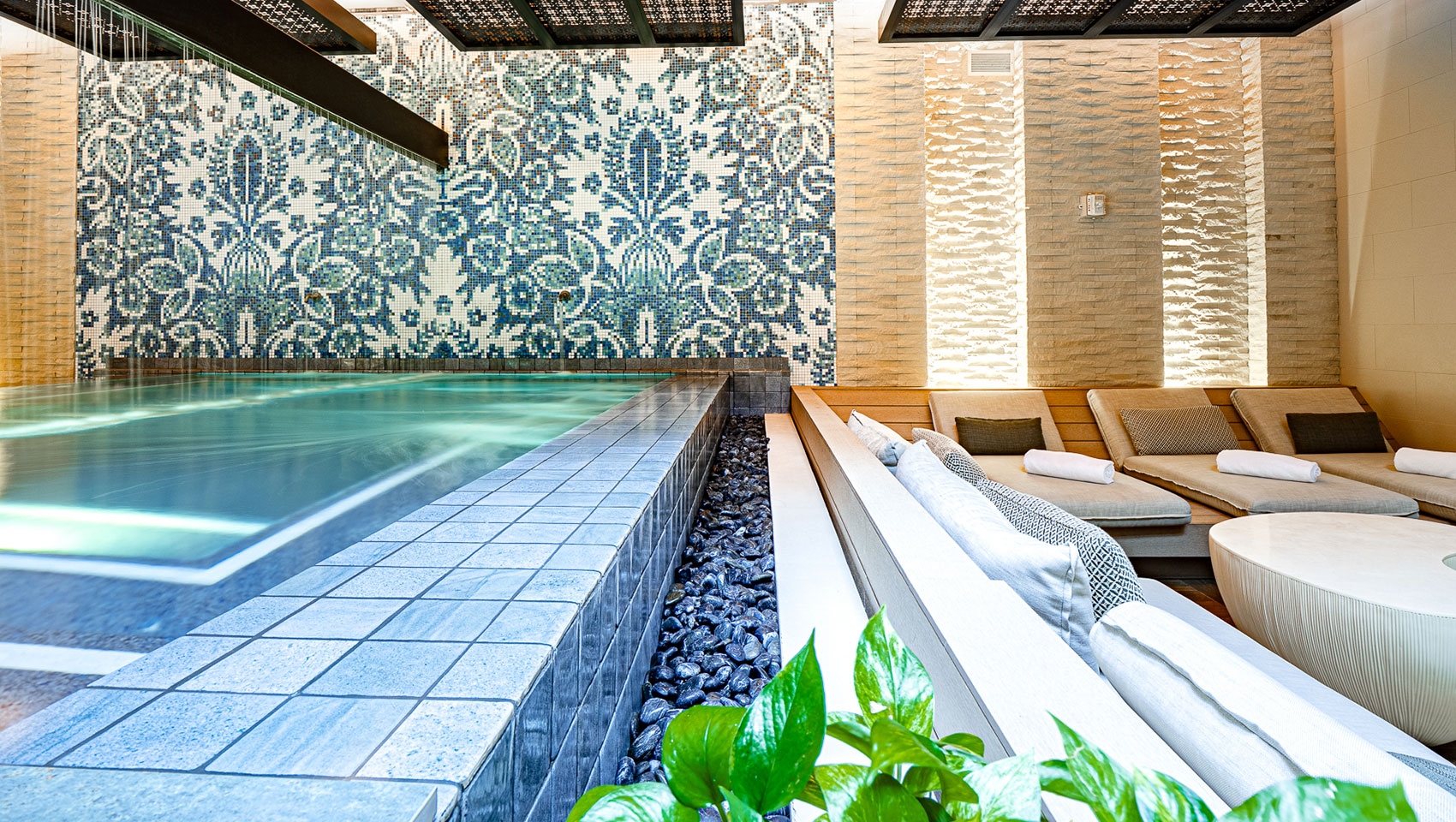 The Spa at Seafire Pool and Seating