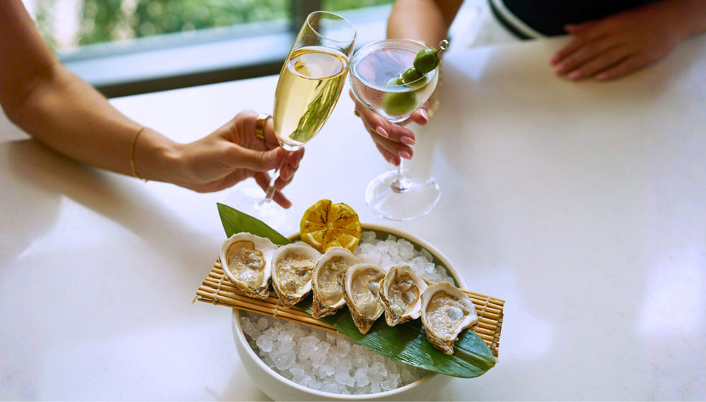 Oysters, Martinis & Champagne