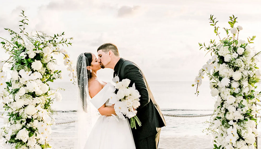 Samantha and Taylor wedding ceremony