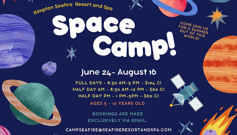 Space Camp event poster