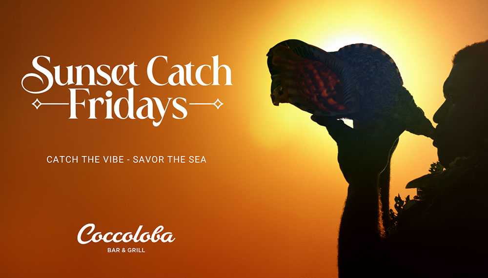 event poster for Sunset Catch Fridays